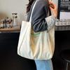 Tote bag new canvas shoulder bag portable simple casual large capacity women's cloth bag
