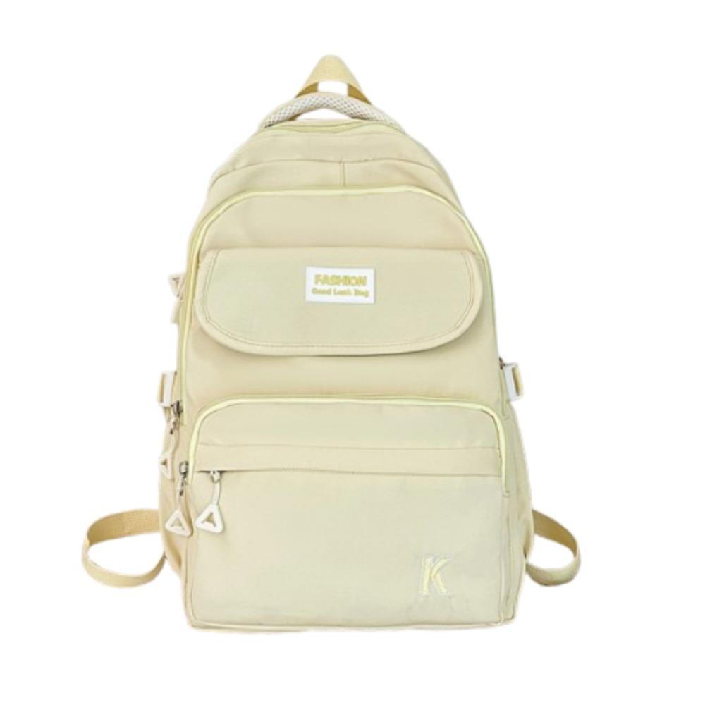 

Lightweight College Student Backpack Korean Girl s Backpack Students School Bags Children жёлтый