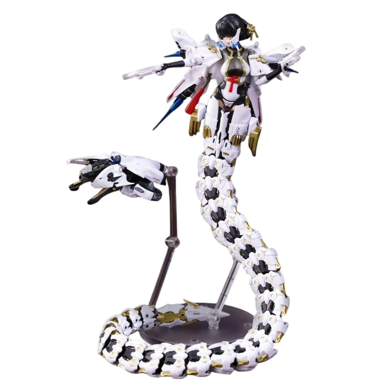 

CANG TOYS Zoganaku Twelve Wars SAMAEL Samael Wrath Seven Days of the Week White Snake Zodiac Assembly Type Plastic Model Armored Girl [ToyBase] 1/12