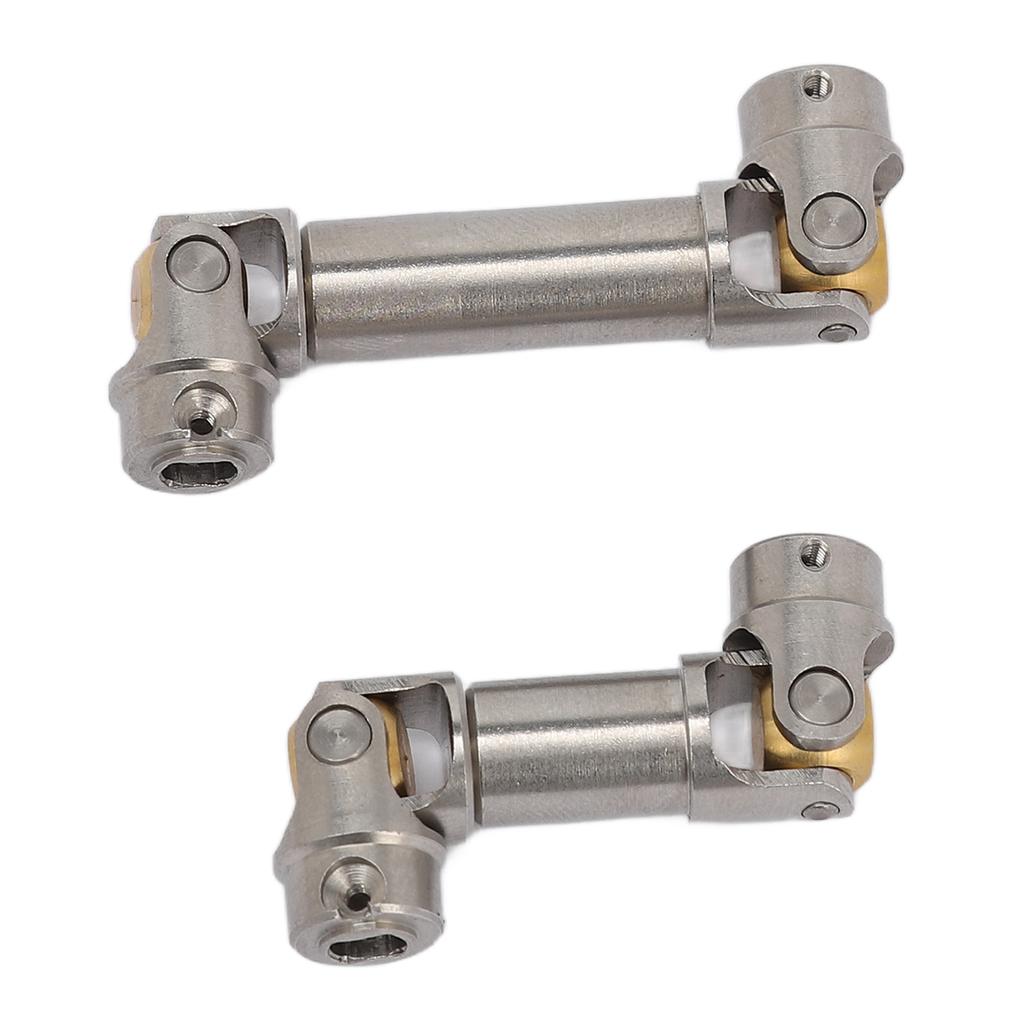 RC Car Drive Shaft Stainless Steel Front Rear Center Drive Shaft for Traxxas TRX4M 1/18 RC Cars Silver