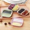 1PCs Wheat Straw Seasoning Dish Multi-purpose Drain Dish Calvings Sauce Vinegar Tableware Divider Convenience Products