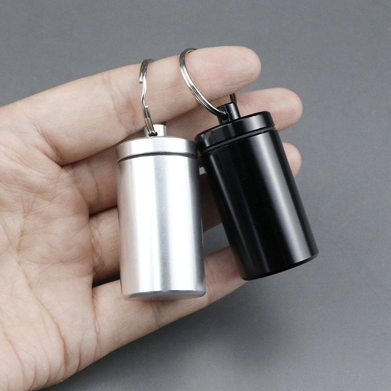 Waterproof Aluminum Alloy Portable Pill Box for Travel