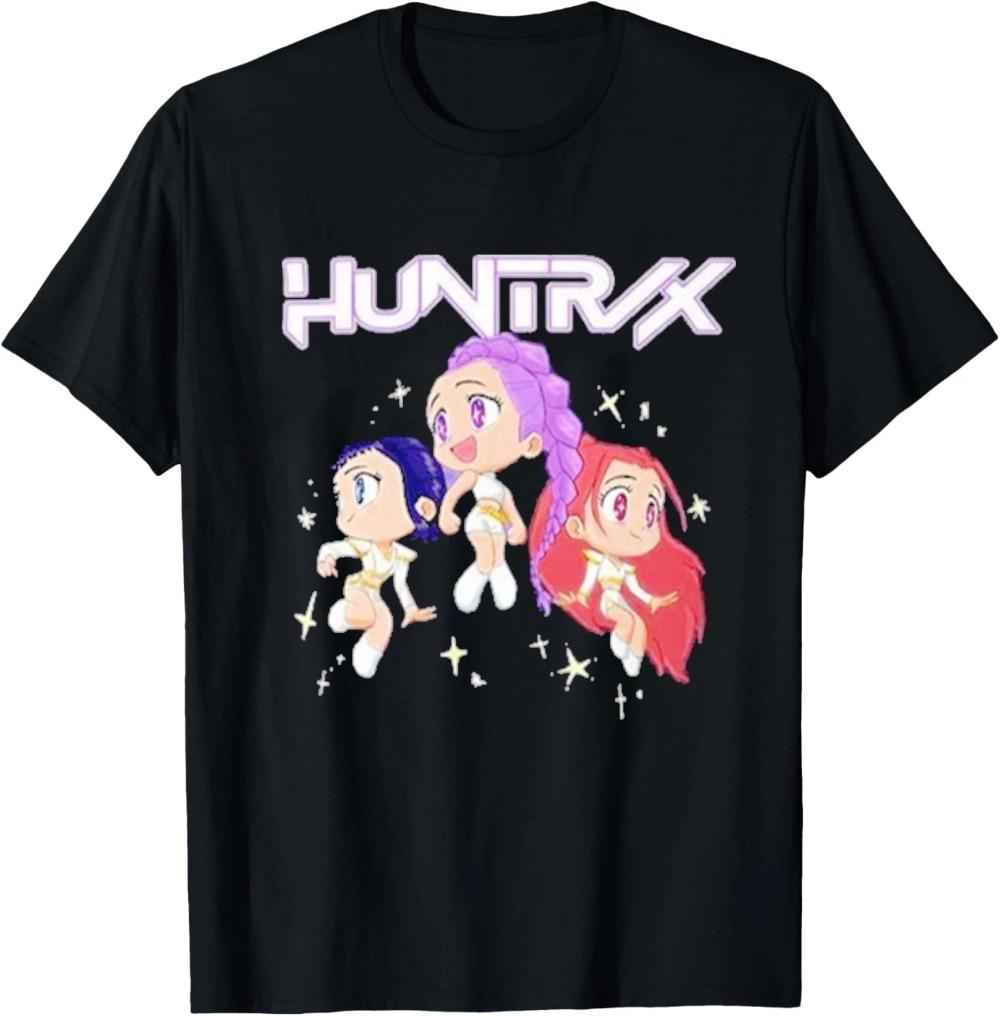 Kpop Demon Hunters Huntrix World Tour T-shirt Men Women T-shirt Clothing Short Sleeve Men Women All-season