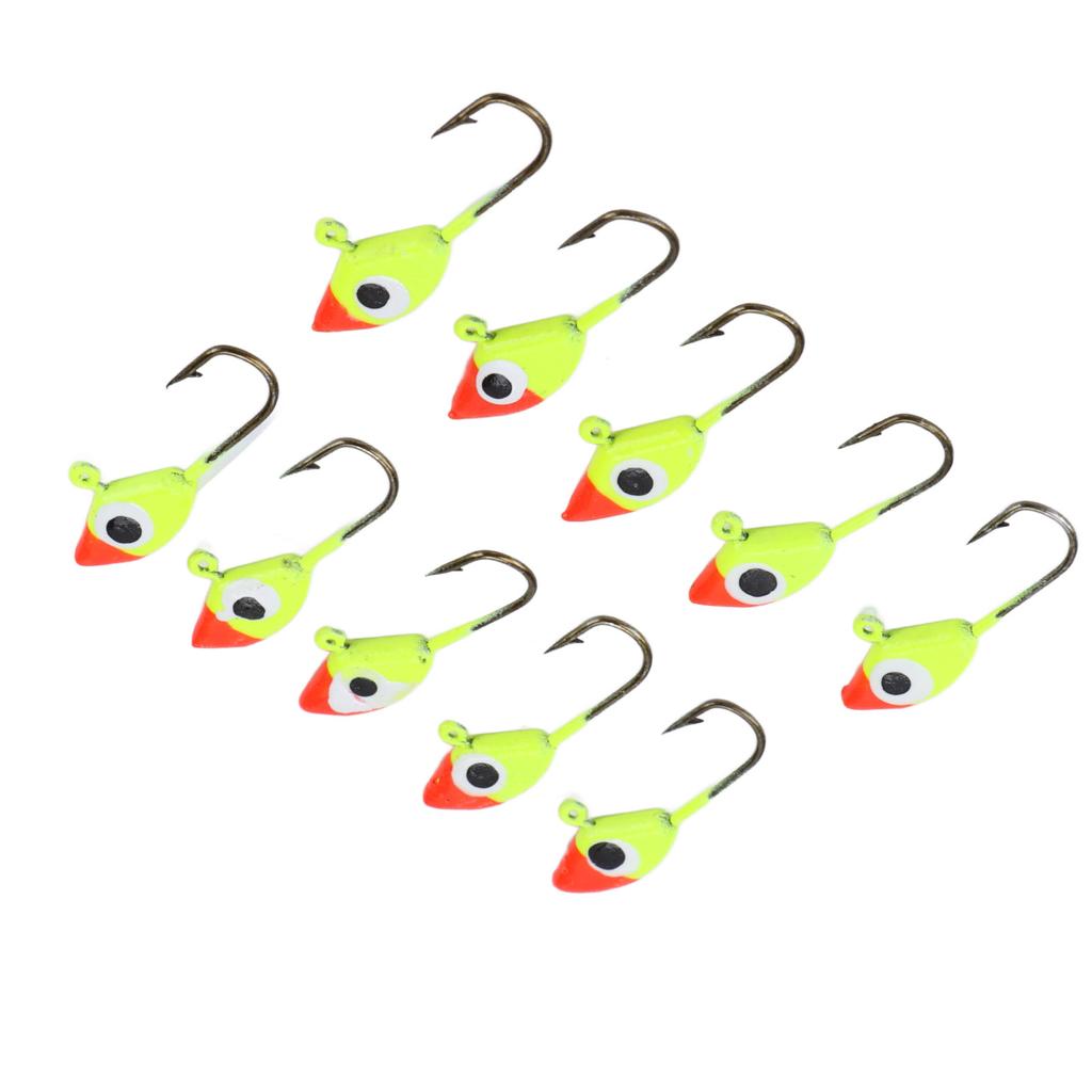 10Pcs Fishing Lure Vivid Color Exquisite Design High Carbon Steel Fishing Tool Accessories
