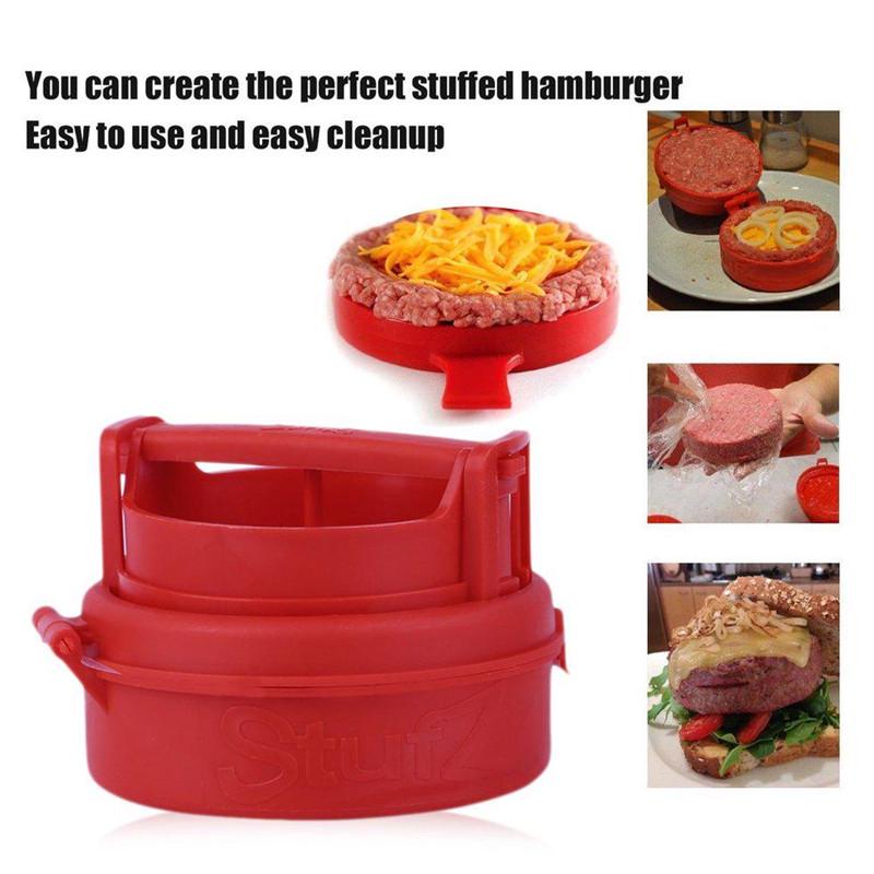 Stuffed Burger Press Meat Beef Grill BBQ Maker Mould Patty Maker Mold Hamburger Press Cooking Tool