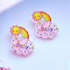 20Pcs Mini Lovely Cartoon Ice Cream Flat Back Resin Art Supply Decoration Charm Craft Hair Bow Accessories H520