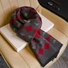 Men's Wool Scarf Autumn and Winter Warm Thickened Plaid Scarf Business Leisure Birthday Gift Men's