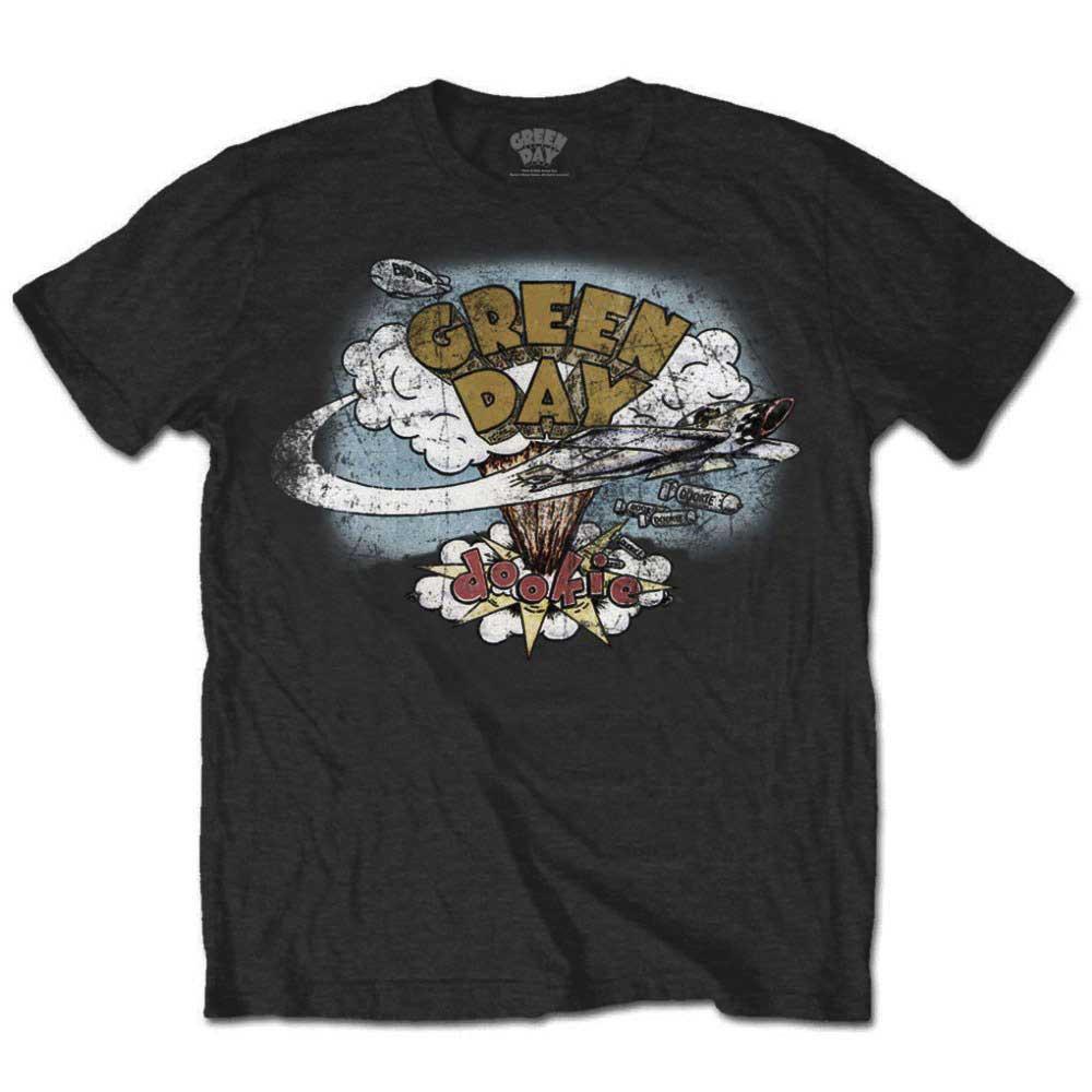 Men s Green Day Dookie Vintage T-shirt Large Black XXL