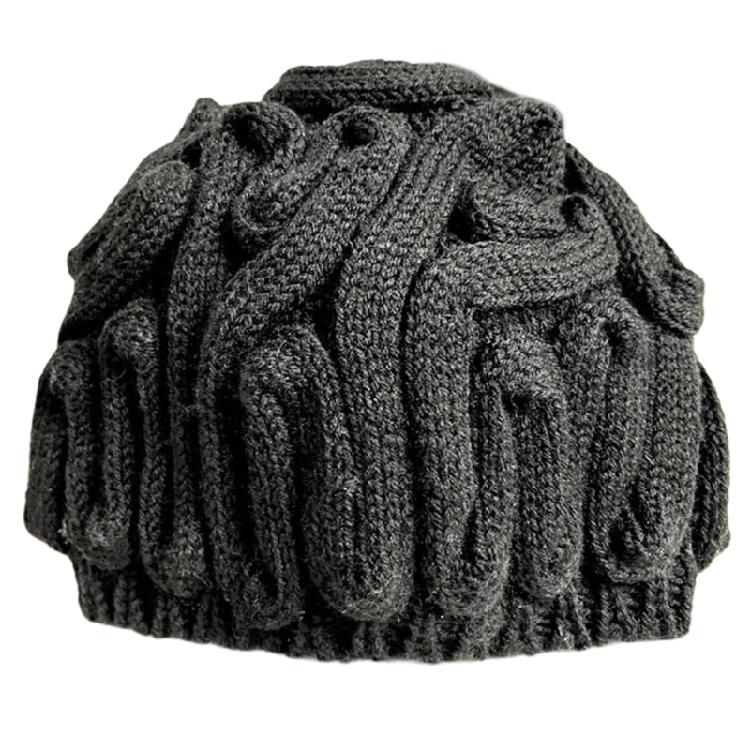 Winter Warm Novelty Hat for Adult Cerebrum Hat Pullover Skull Hat for Outdoor Activity Halloween Dressingup Headwear