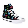 Converse Chuck Taylor All Star Shock Absorbing Durable High Top Canvas Shoes Kids Sneakers Black Green A01666C