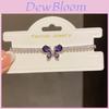 Schmetterlings-Charms-Armband mit Zirkonia-Steinen für Damen Elegantes Modeaccessoire
