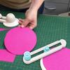 360° verstellbares Rundmesser zum Schneiden von Journalen, Foto-Kreisschneider, Scrapbooking-Schneider, kreisförmige Papier-Scrapbooking-Karten-Schneider