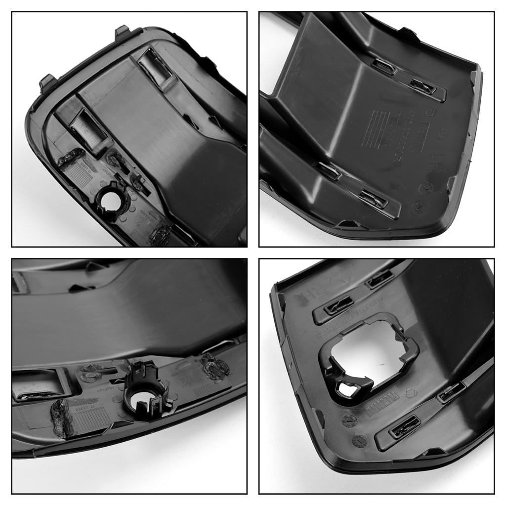 Front Bumper Cover Fog Light Bezel Insert Grill Grille 4M0807682AAEFA 4M0807681AAEFA Fit Q7 2016-2019