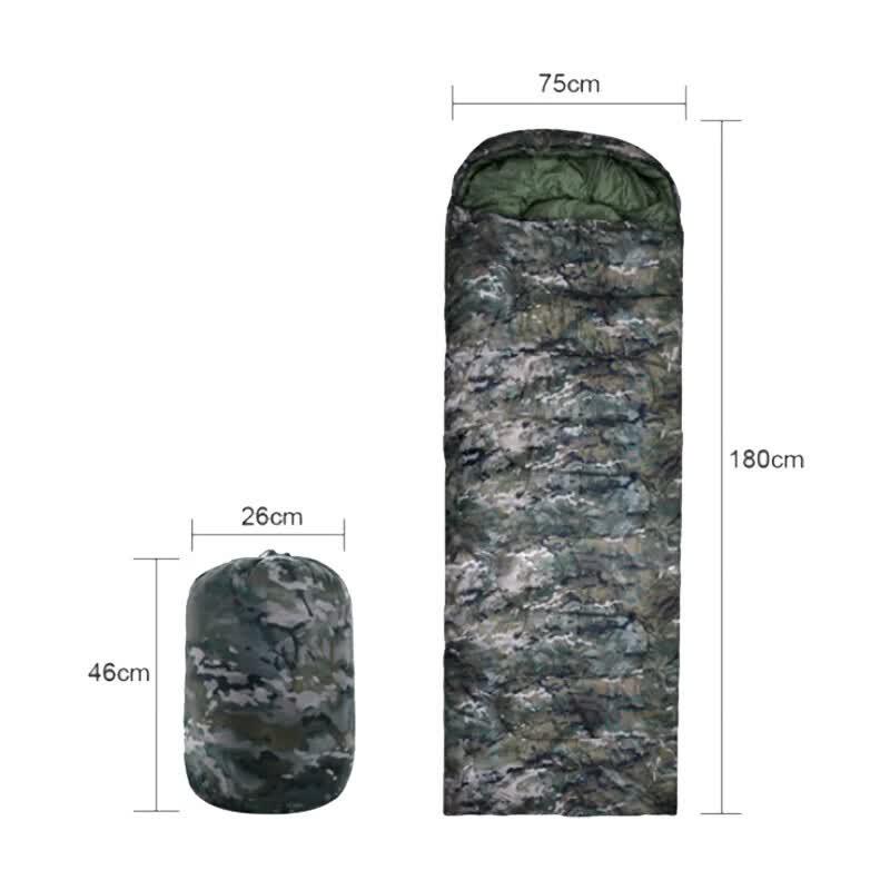 Ronglv Camouflage Adult Envelope Sleeping Bag