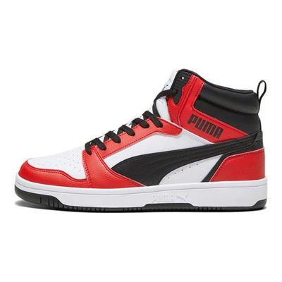 Rebound Mid Pre Všetky Časy Červená Čierna Unisex Tenisky Biela 392326-04