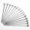I-MART 15 Pack Stainless Steel Cocktail Picks Martini Olive Skewers, Reble Metal Garnish Sticks for Drinks, Appetizers, Bloody Mary, Olives, Citrus,