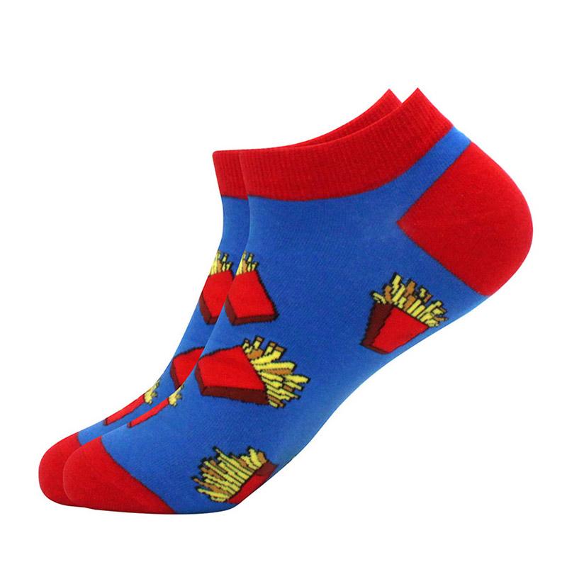 Men's Socks Invisible Short Summer Socks Quality Business Casual spring Color Combed cotton diamond astronaut Boat Socks