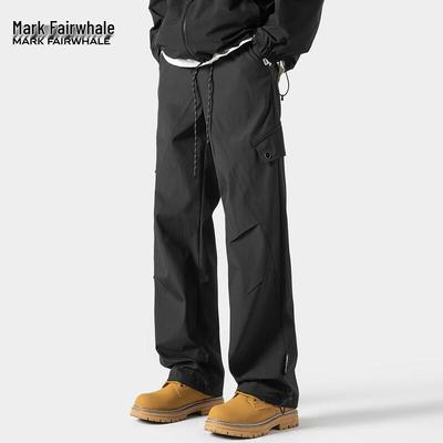 Mark Fairwhale Men's Loose Fit Straight Cargo Pants