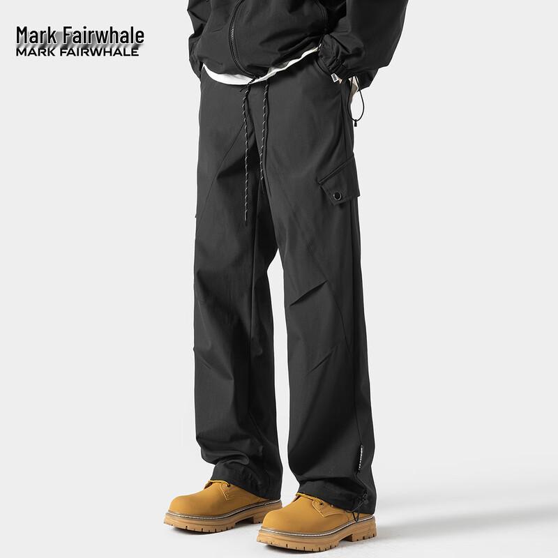 

Mark Fairwhale Men s American Style Loose Fit Cargo Pants L