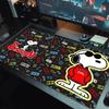 Dog Snoopy Color Mouse Pad Large Gaming Table Cushion Non-slip Laptop Tablet Big Mousepad XXL Mat Mini PC Playmat With Lock edge