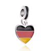 Einfacher Stil Nationalflaggen Anhänger Perlen Schmuckherstellung für Originalmarken Charms Armbänder Armreifen Schmuck für Frauen Geschenke