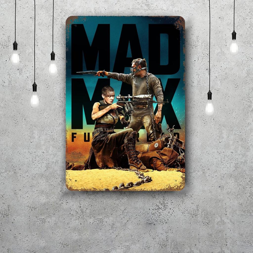 Mad Max Classic Poster Rusty Metal Plaque Retro Decorative Plate Bar Man Cave Garage Club Metal Sign Wall Decoration