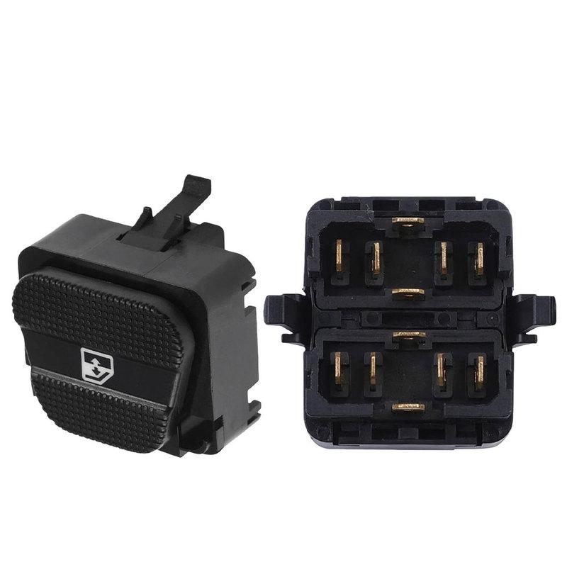 2Pcs Front Power Window Switch For Jetta For Golf 1993-1999 1H0959855+1H0959855C Electric Window Control Switch Interior Parts