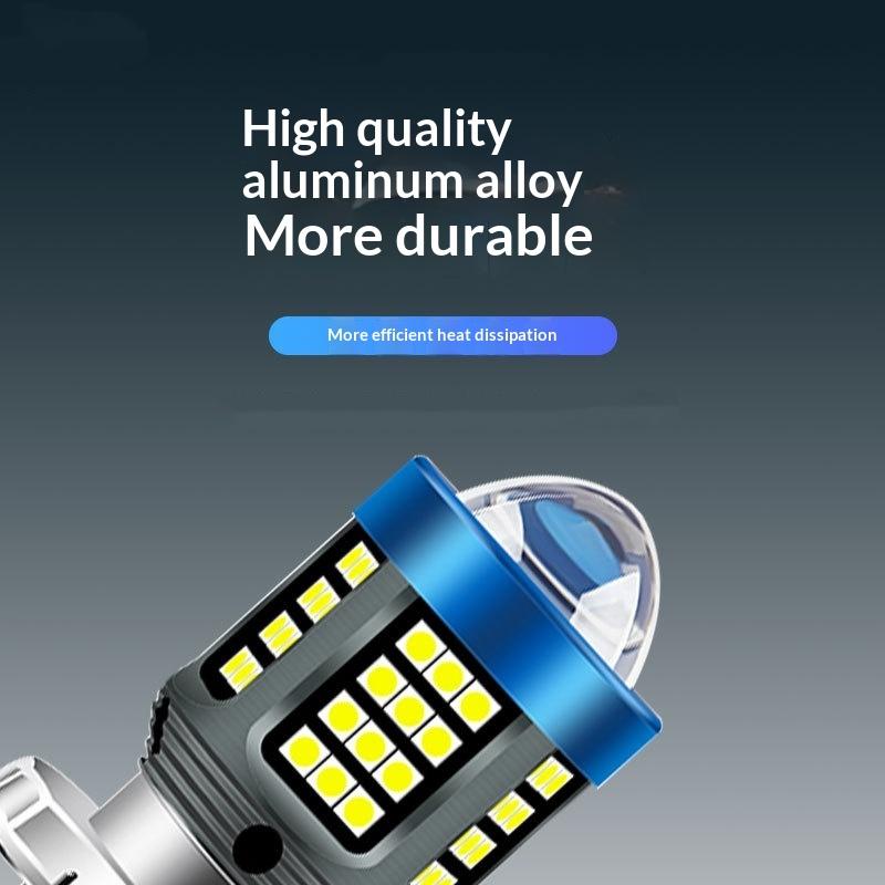 1/2Pcs 120W H4 LED Light For Motorcycle 360° Super Bright Mini Driving Light H4 H6 T19 P15D Headlight