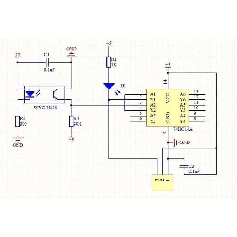 Teyleten Robot IR Infrared Slotted Optical Optocoupler Module Speed Measuring Sensor 3.3V To 5V Photo Interrupter Sensor for Arduino 10pcs