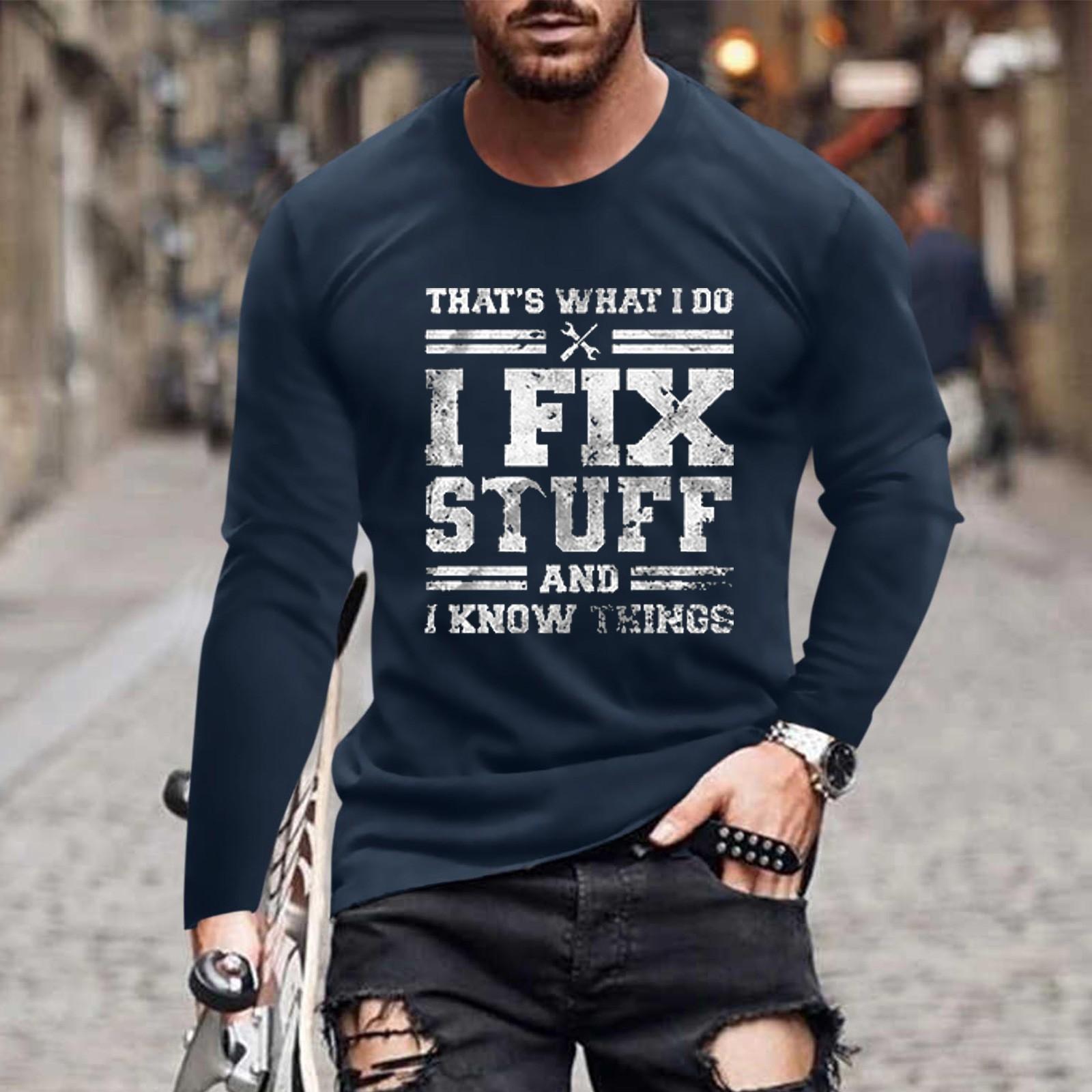 

Муж. Футболка Графика Абстракция Шея Одежда Одежда На открытом воздухе Длинный рукав С принтом Модельер Винтаж XXL тёмно-синий