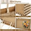6/12Pcs Burlap Tote Bag Large Capacity Ladies Handheld Shopping Bag Reusable Gift Bags with Handle for Birthday Parties Wedding