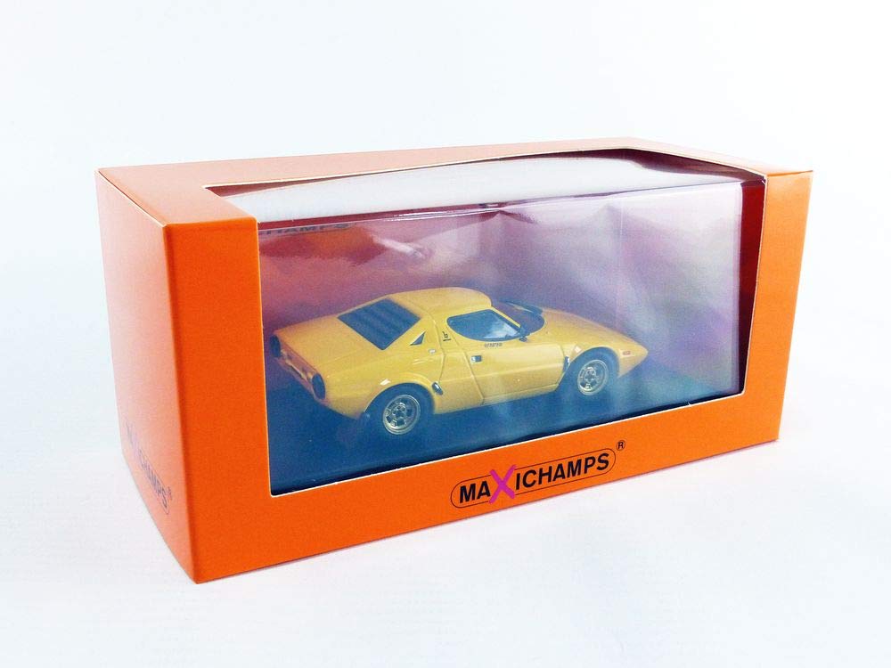 Maxi Champs Lancia Stratos 1974 Yellow 1/43