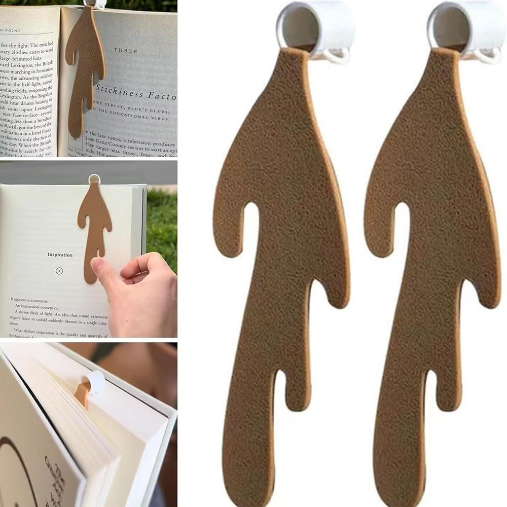 1 Piece Creativity Coffee Bookmark Book Mark Office School Supplies Funny Gift