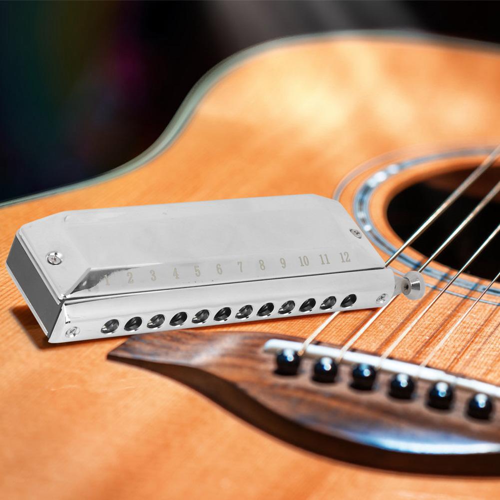 Chromatic Harmonica C Key 12 Hole 48 Tone Stainless Steel Professional Playing Mouth Organ