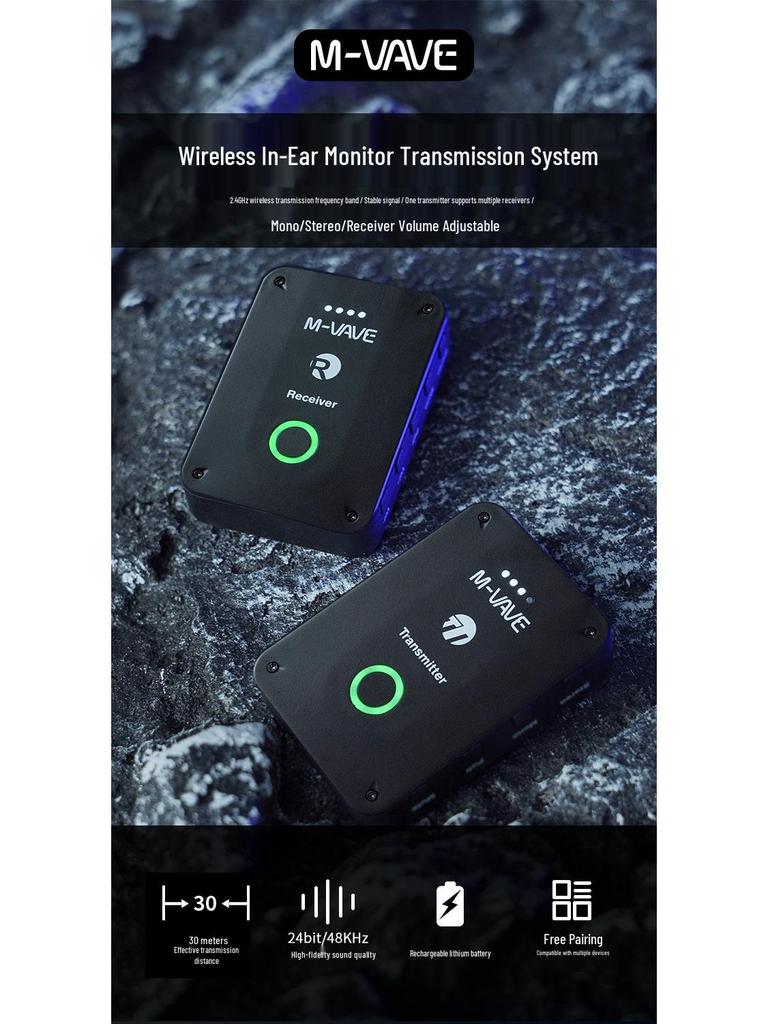 2.4G Wireless In-ear Monitors & Lavalier Mic for Live Broadcasts - New Design