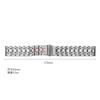 20 22mm Stainless Polished Steel Band Universal for Women Men's Sports Strap for Seiko for Tissot Straight Bracelet for Longines
