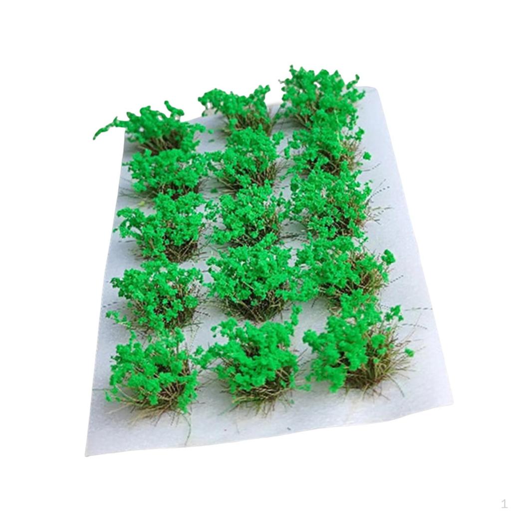 DIY Miniature Flower Cluster Artificial Model Grass Multicolor Decor Vegetation groups Tufts