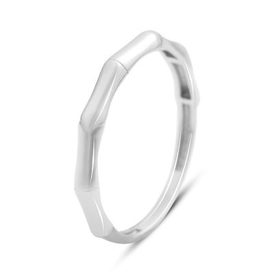 Silver Ring Without Stones, Item Weight 0.91 G (2211273)