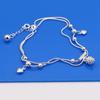 Søte sølv smykker 100 % 925 Sterling Sølv Anklet ananas anheng Design Solid Sølv Anklet Girl Charm Bursdagsgave