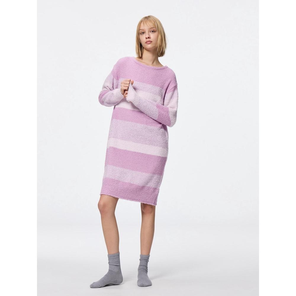 

Платье для отдыха Gu By Uniqlo Fluffy Feel с длинным рукавом