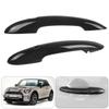 2/4 Doors Exterior Door Handle Cover Sticker Trim For MINI Cooper S JCW F54 F55 F60 F56 F57 Glossy Black Handle Styling Shell