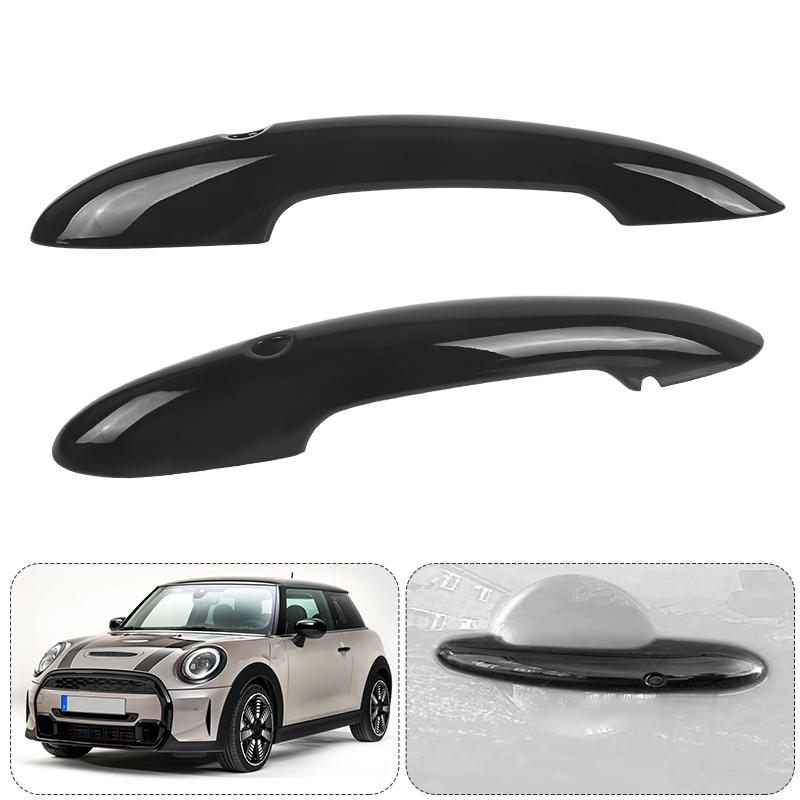 Glossy Black Exterior Door Handle Cover Sticker Trim 2/4 Doors For MINI Cooper S JCW F54 F55 F60 F56 F57 Handle Styling Shell 2 Door