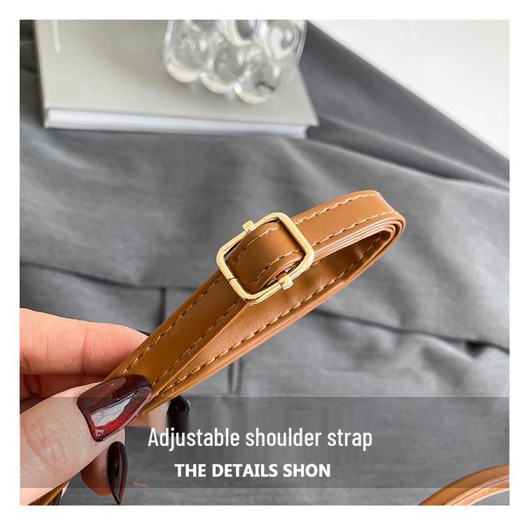 2025 Podzimní Minimalistická Retro Crossbody Taška přes Rameno s Krokodýlím Vzorem