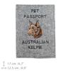 Australian Kelpie, Barb, Farmer Dog – Dog passport case, document case | Art-Dog