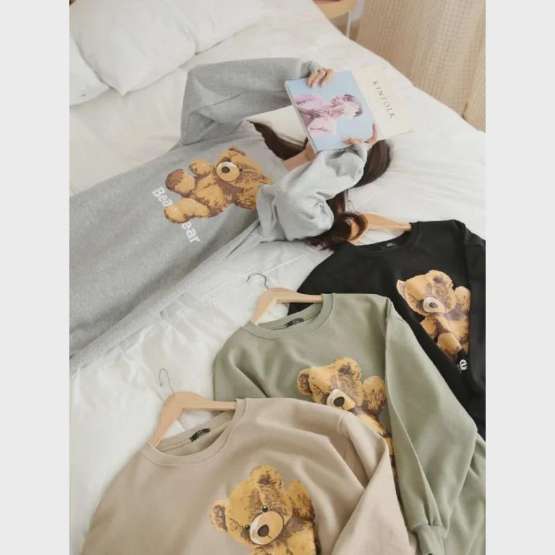 2024 Autumn/Winter Women's Long Sweater Dress, Knee-Length, Slim Fit, Casual Long-Sleeve, Plus Size.