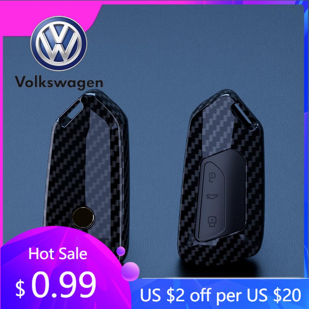 2026 Hot For Volkswagen VW ABS Carbon Key Case For VW Golf 8 ID4 Cupra Formentor Tarraco Mk7 Gti Mk8 Skoda Octavia 4 Seat Leon M