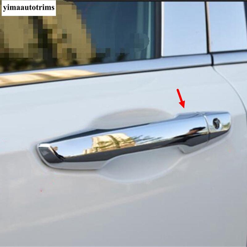 Car Door Handle Protector Decorative Sequ Cover Trim For Honda CRV CR-V 2017 - ABS Chrome Accessories Exterior Refit Kit