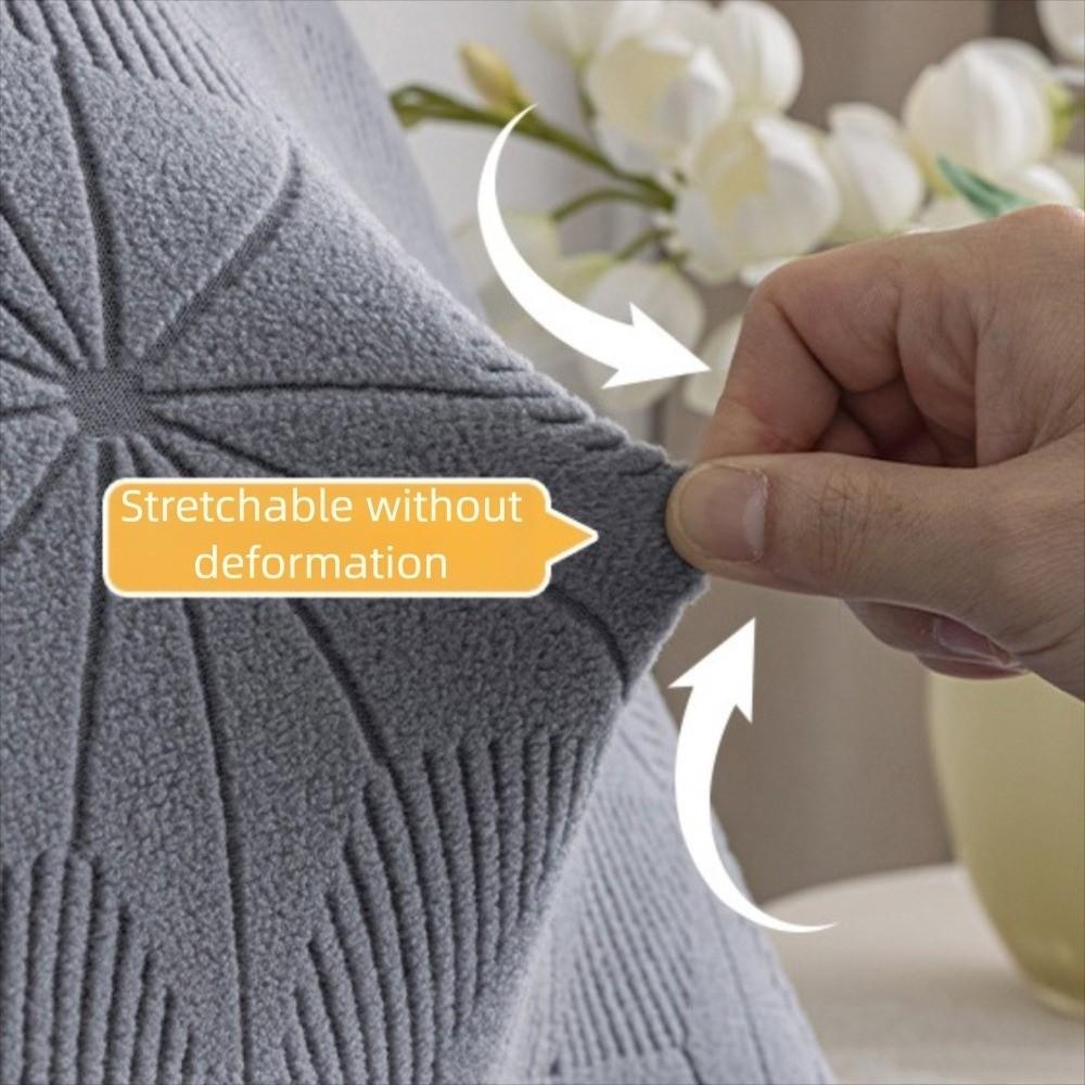 Dustproof Jacquard Chair Cover Chair Cushion Home Stool Cover Elastic Arc Chair Cover  Restaurant