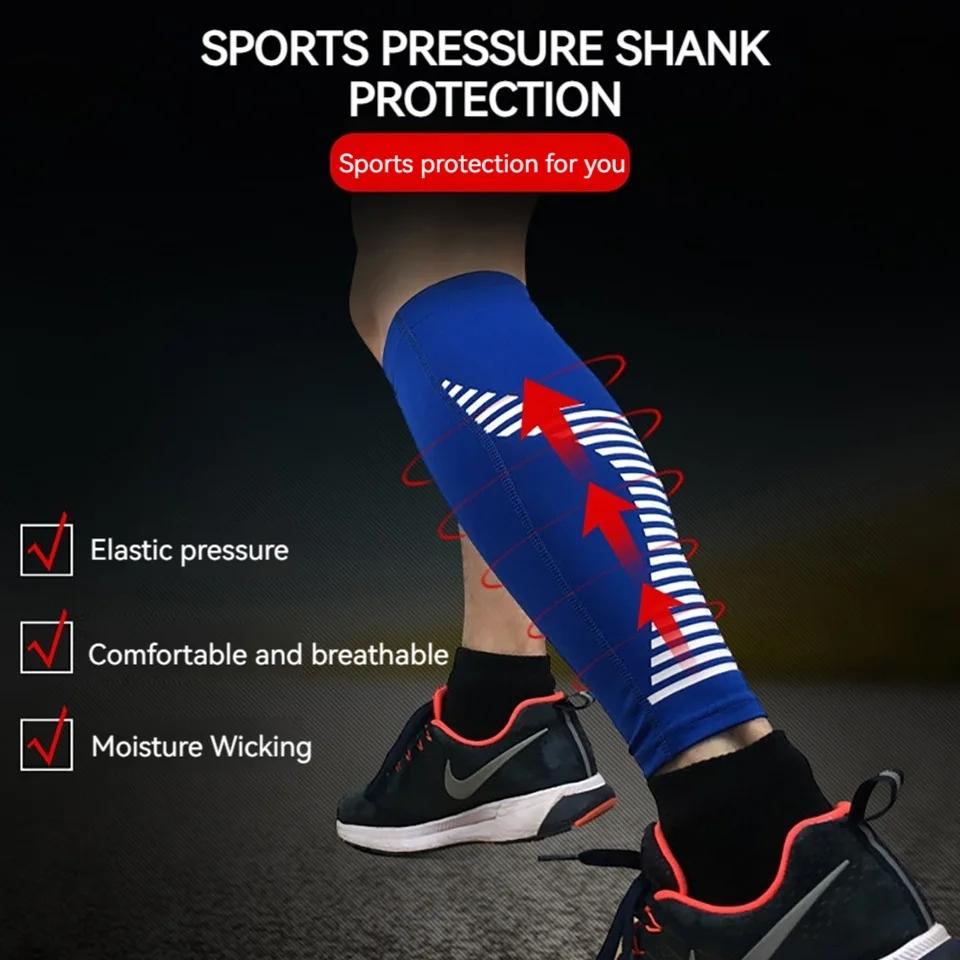 Loogdeel 1Pcs Sport Calf Guard Basketball Volleyball Compression Calf Sleeve Support Elastic Running Football Fitness Leg Warmer