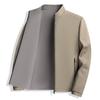 New Spring and Autumn Double-sided Jacket Medium Business Casual Business Stand-Up Collar Men's Spring and Autumn Dad Jacket